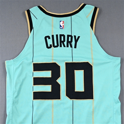 Seth Curry - Charlotte Hornets - City Edition Jersey - Worn 9 Games - 12/30/24, 1/25/25, 1/31/25, 2/1/25, 2/7/25, 2/25/25, 2/27/25, 3/23/25 & 3/28/25 - 2024-25 NBA Season