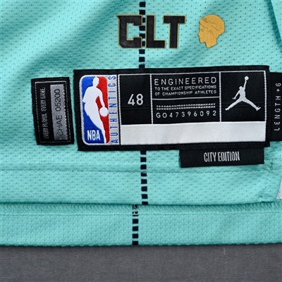 Moussa Diabate - Charlotte Hornets - City Edition Jersey - Worn 4/13/2025 - 2024-25 NBA Season