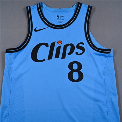 Kris Dunn - Los Angeles Clippers - City Edition Jersey - Worn 3/21/2025 - 2024-25 NBA Season