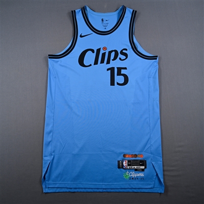 Drew Eubanks - Los Angeles Clippers - City Edition Jersey - Worn 3/21/2025 - 2024-25 NBA Season