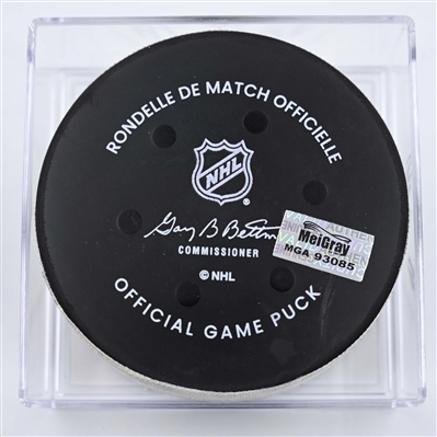 Filip Forsberg - Nashville Predators - Goal Puck - April 8, 2025 vs. New York Islanders (Predators Logo)