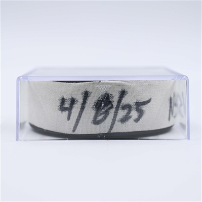 Filip Forsberg - Nashville Predators - Goal Puck - April 8, 2025 vs. New York Islanders (Predators Logo)