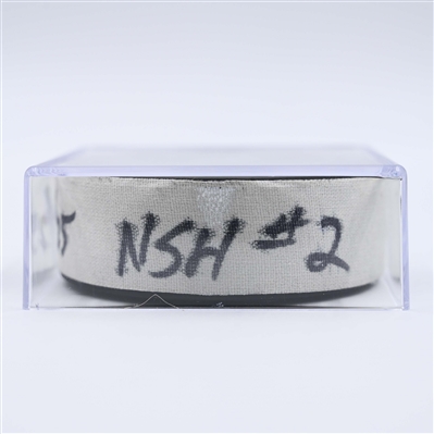Filip Forsberg - Nashville Predators - Goal Puck - April 8, 2025 vs. New York Islanders (Predators Logo)