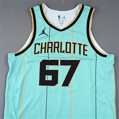 Taj Gibson - Charlotte Hornets - City Edition Jersey - Worn 3 Games - 1/25/25, 1/31/25 & 2/7/25 - 2024-25 NBA Season