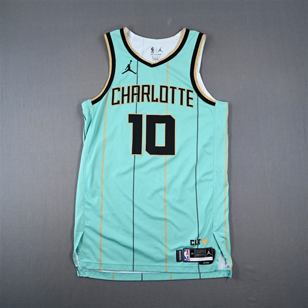 Josh Green - Charlotte Hornets - City Edition Jersey - Worn 9 Games - 12/28/24, 12/30/24, 1/24/25, 1/25/25, 1/31/25, 2/1/25, 2/22/25, 2/25/25 & 2/27/25 - 2024-25 NBA Season
