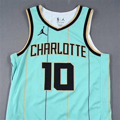 Josh Green - Charlotte Hornets - City Edition Jersey - Worn 9 Games - 12/28/24, 12/30/24, 1/24/25, 1/25/25, 1/31/25, 2/1/25, 2/22/25, 2/25/25 & 2/27/25 - 2024-25 NBA Season