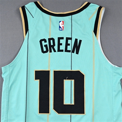 Josh Green - Charlotte Hornets - City Edition Jersey - Worn 9 Games - 12/28/24, 12/30/24, 1/24/25, 1/25/25, 1/31/25, 2/1/25, 2/22/25, 2/25/25 & 2/27/25 - 2024-25 NBA Season