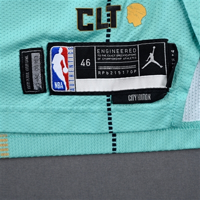 Josh Green - Charlotte Hornets - City Edition Jersey - Worn 9 Games - 12/28/24, 12/30/24, 1/24/25, 1/25/25, 1/31/25, 2/1/25, 2/22/25, 2/25/25 & 2/27/25 - 2024-25 NBA Season