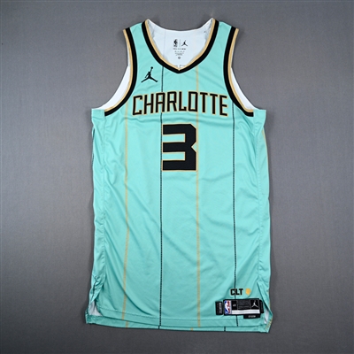 DaQuan Jeffries - Charlotte Hornets - City Edition Jersey - Worn 7 Games - 12/7/24, 12/28/24, 12/30/24, 1/25/25, 1/31/25, 2/1/25 & 2/7/25 - 2024-25 NBA Season