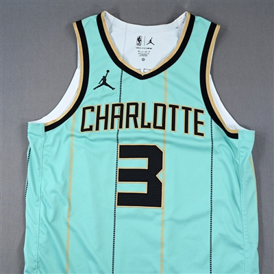 DaQuan Jeffries - Charlotte Hornets - City Edition Jersey - Worn 7 Games - 12/7/24, 12/28/24, 12/30/24, 1/25/25, 1/31/25, 2/1/25 & 2/7/25 - 2024-25 NBA Season