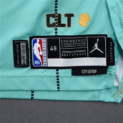 DaQuan Jeffries - Charlotte Hornets - City Edition Jersey - Worn 7 Games - 12/7/24, 12/28/24, 12/30/24, 1/25/25, 1/31/25, 2/1/25 & 2/7/25 - 2024-25 NBA Season