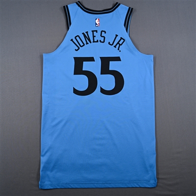 Derrick Jones Jr. - Los Angeles Clippers - City Edition Jersey - Worn 3/16/25 & 3/21/25 - 2024-25 NBA Season