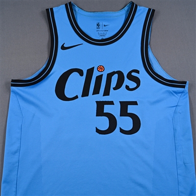 Derrick Jones Jr. - Los Angeles Clippers - City Edition Jersey - Worn 3/16/25 & 3/21/25 - 2024-25 NBA Season