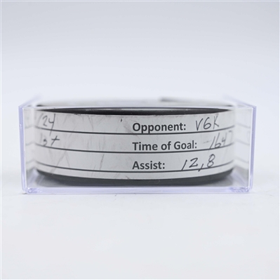 Kirill Kaprizov - Minnesota Wild - Goal Puck - April 24, 2025 vs. Vegas Golden Knights - 2025 Stanley Cup Playoffs, Round 1, Game 3 (Wild Logo)