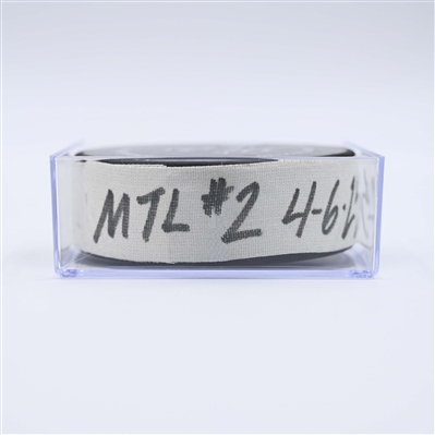 Patrik Laine - Montreal Canadiens - Goal Puck - April 6, 2025 vs. Nashville Predators (Predators Logo)
