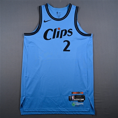 Kawhi Leonard - Los Angeles Clippers - City Edition Jersey - Worn 3/21/2025 - 2nd Half - 2024-25 NBA Season