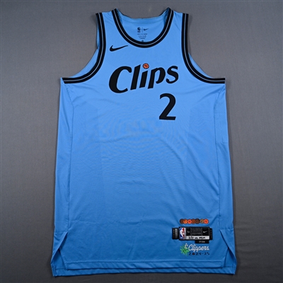 Kawhi Leonard - Los Angeles Clippers - City Edition Jersey - Worn 3/21/2025 - 1st Half - 2024-25 NBA Season