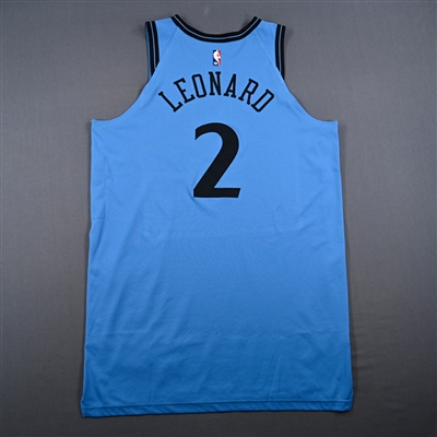 Kawhi Leonard - Los Angeles Clippers - City Edition Jersey - Worn 3/21/2025 - 1st Half - 2024-25 NBA Season