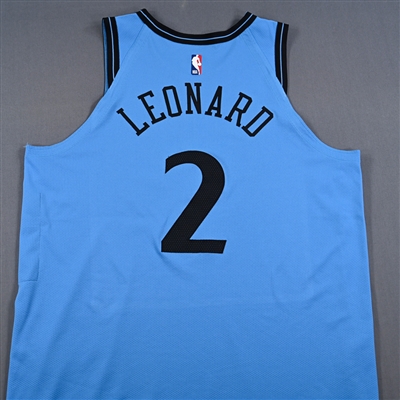 Kawhi Leonard - Los Angeles Clippers - City Edition Jersey - Worn 3/21/2025 - 1st Half - 2024-25 NBA Season