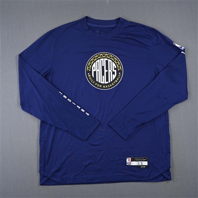 Aaron Nesmith - Indiana Pacers - Game-Issued City Edition Long-Sleeved Shooting Shirt  - 2022-23 NBA Season