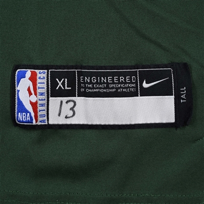 Jordan Nwora - Milwaukee Bucks - Game-Issued City Edition Long-Sleeved Shooting Shirt  - 2021-22 NBA Season