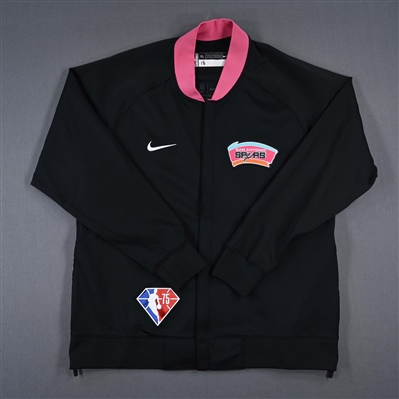 Devontae Cacok - San Antonio Spurs - Game-Issued City Edition Jacket  - 2021-22 NBA Season