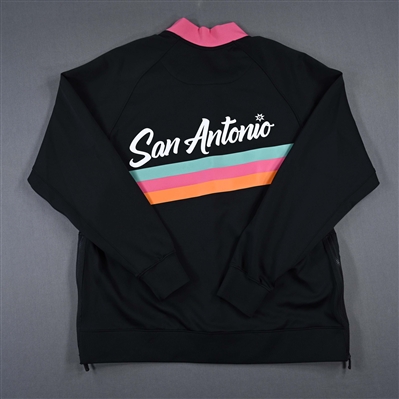 Tre Jones - San Antonio Spurs - Game-Issued City Edition Jacket  - 2021-22 NBA Season