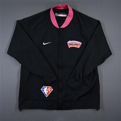 Jock Landale - San Antonio Spurs - Game-Issued City Edition Jacket  - 2021-22 NBA Season