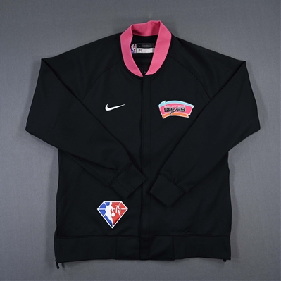Romeo Langford - San Antonio Spurs - Game-Issued City Edition Jacket  - 2021-22 NBA Season