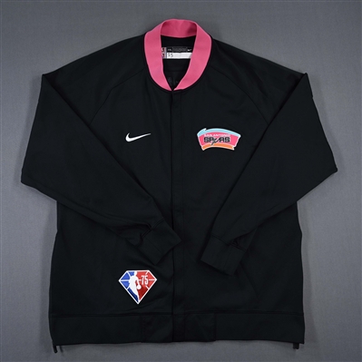 Jakob Poeltl - San Antonio Spurs - Game-Issued City Edition Jacket  - 2021-22 NBA Season