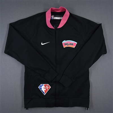 Joshua Primo - San Antonio Spurs - Game-Issued City Edition Jacket  - 2021-22 NBA Season