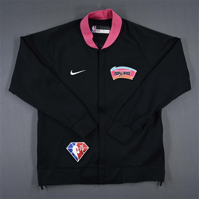 Devin Vassell - San Antonio Spurs - Game-Issued City Edition Jacket  - 2021-22 NBA Season