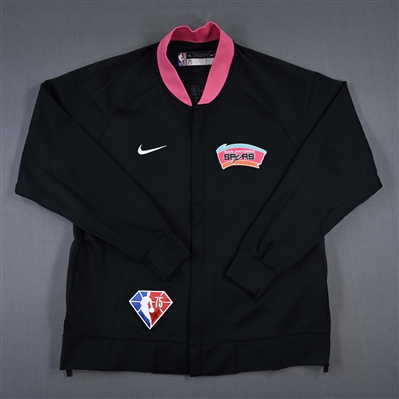 Joe Wieskamp - San Antonio Spurs - Game-Issued City Edition Jacket  - 2021-22 NBA Season