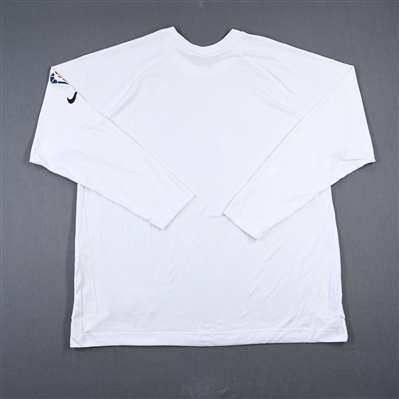 Devontae Cacok - San Antonio Spurs - Game-Issued City Edition Long-Sleeved Shooting Shirt  - 2021-22 NBA Season