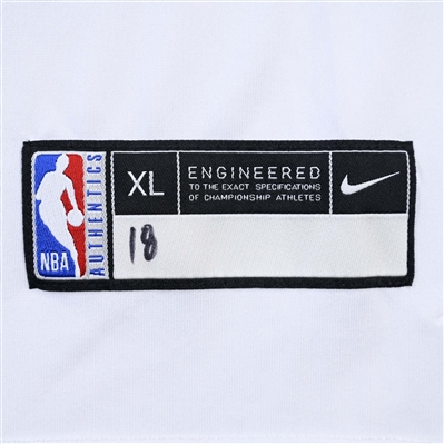 Devontae Cacok - San Antonio Spurs - Game-Issued City Edition Long-Sleeved Shooting Shirt  - 2021-22 NBA Season