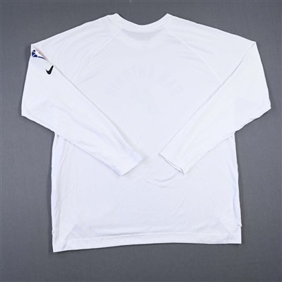 Devontae Cacok - San Antonio Spurs - Game-Issued City Edition Long-Sleeved Shooting Shirt  - 2021-22 NBA Season