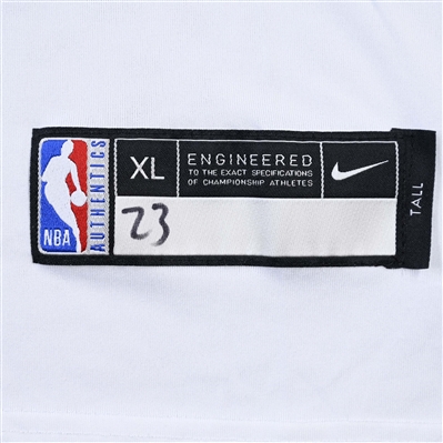 Zach Collins - San Antonio Spurs - Game-Issued City Edition Short-Sleeved Shooting Shirt  - 2021-22 NBA Season