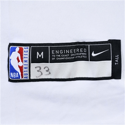 Tre Jones - San Antonio Spurs - Game-Issued City Edition Short-Sleeved Shooting Shirt  - 2021-22 NBA Season
