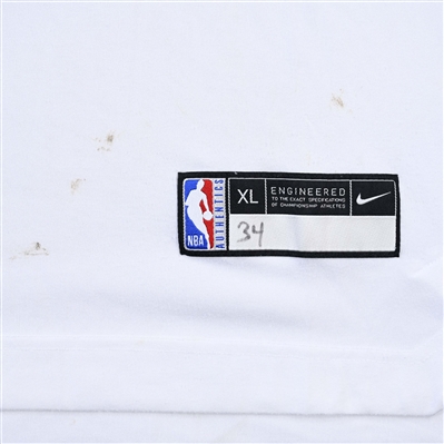 Jock Landale - San Antonio Spurs - Game-Issued City Edition Short-Sleeved Shooting Shirt  - 2021-22 NBA Season