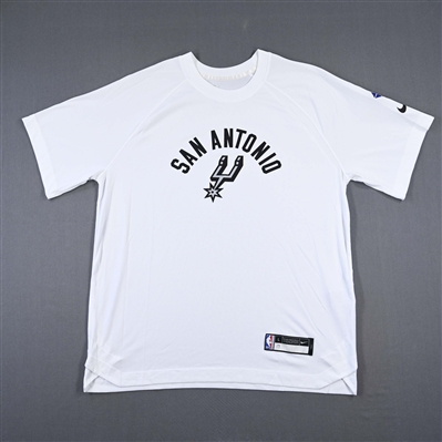 Doug McDermott - San Antonio Spurs - Game-Issued City Edition Short-Sleeved Shooting Shirt  - 2021-22 NBA Season