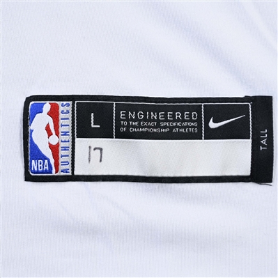 Doug McDermott - San Antonio Spurs - Game-Issued City Edition Short-Sleeved Shooting Shirt  - 2021-22 NBA Season