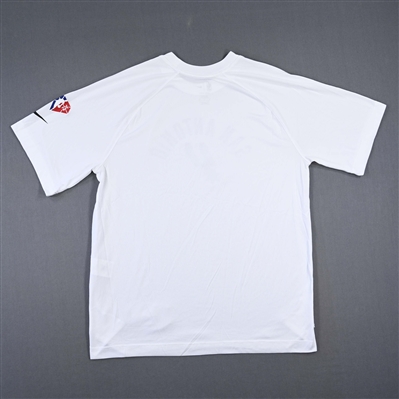Joshua Primo - San Antonio Spurs - Game-Issued City Edition Short-Sleeved Shooting Shirt  - 2021-22 NBA Season
