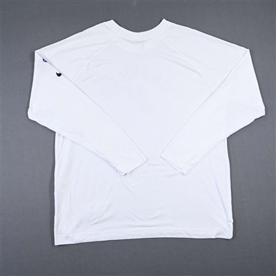 Devin Vassell - San Antonio Spurs - Game-Issued City Edition Long-Sleeved Shooting Shirt  - 2021-22 NBA Season