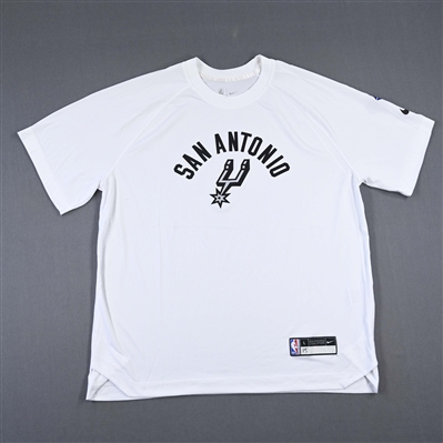 Joe Wieskamp - San Antonio Spurs - Game-Issued City Edition Short-Sleeved Shooting Shirt  - 2021-22 NBA Season