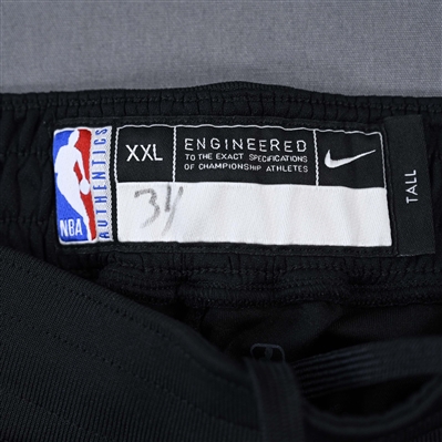 Jock Landale - San Antonio Spurs - Game-Issued City Edition Pants  - 2021-22 NBA Season