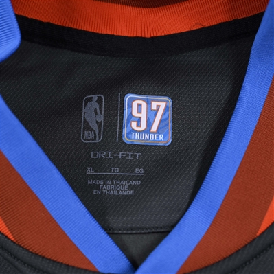 Eugene Omoruyi - Oklahoma City Thunder - Game-Issued City Edition Jacket  - 2022-23 NBA Season