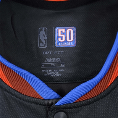 Jeremiah Robinson-Earl - Oklahoma City Thunder - Game-Issued City Edition Jacket  - 2022-23 NBA Season