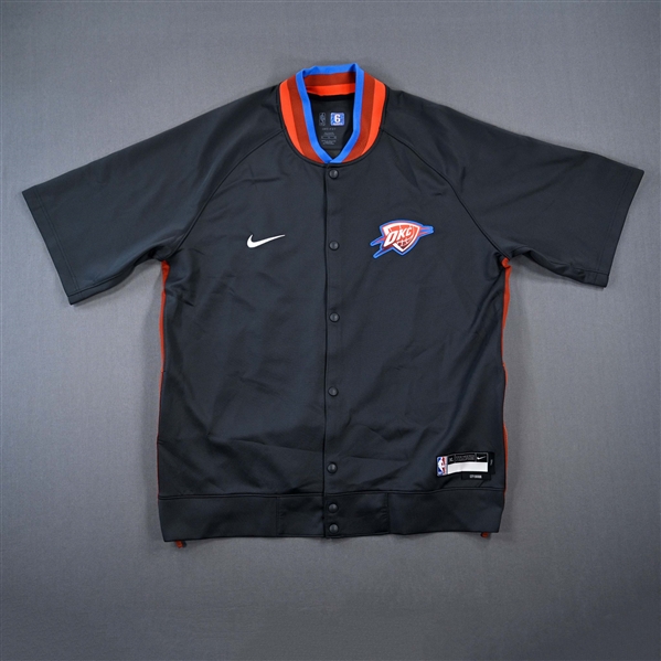 Jaylin Williams - Oklahoma City Thunder - Game-Issued City Edition Jacket  - 2022-23 NBA Season