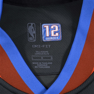 Lindy Waters III - Oklahoma City Thunder - Game-Issued City Edition Jacket  - 2022-23 NBA Season