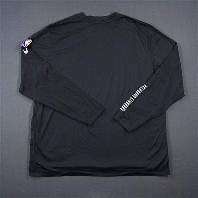 Eugene Omoruyi - Oklahoma City Thunder - Game-Issued City Edition Long-Sleeved Shooting Shirt  - 2022-23 NBA Season